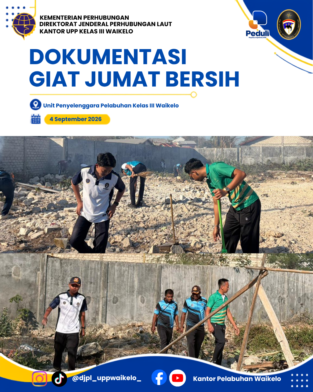 GIAT BERSIH UPP KELAS III WAIKELO SEPTEMBER 2026